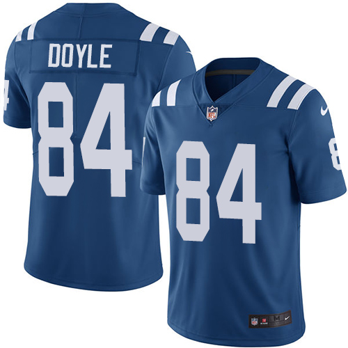 Indianapolis Colts #84 Limited Jack Doyle Royal Blue Nike NFL Home Men Vapor Untouchable jerseys->indianapolis colts->NFL Jersey